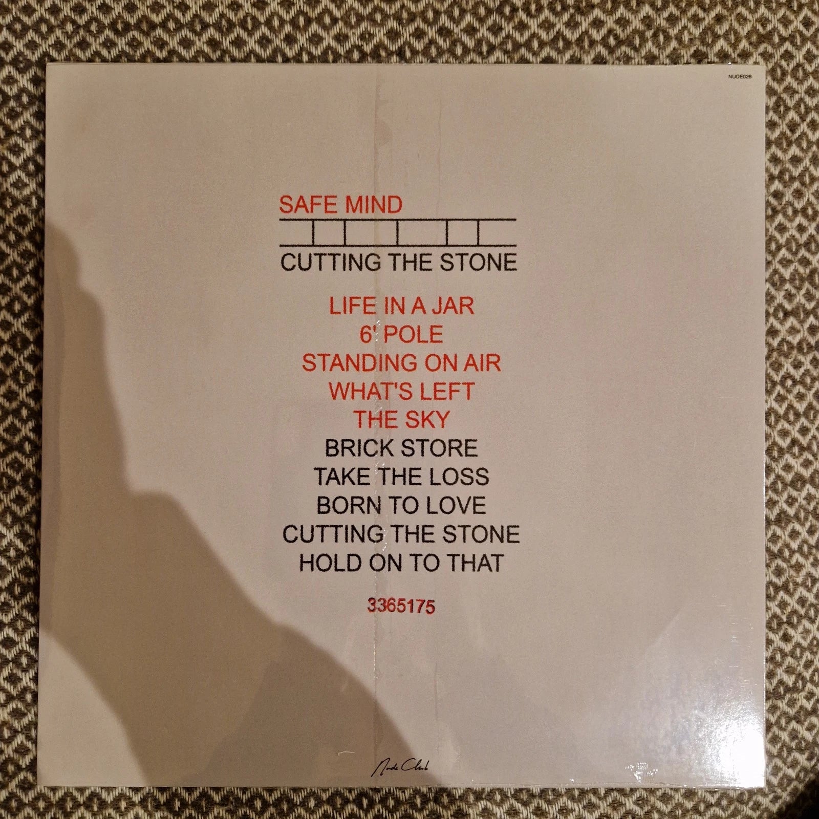 Safe Mind - Cutting the Stone / Vinyl LP limited on WHITE (Boy Harsher)