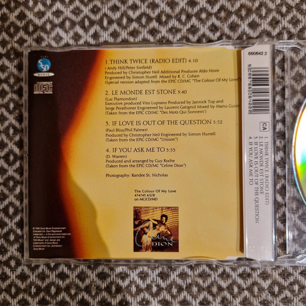 Celine Dion* – Think Twice / CD Single