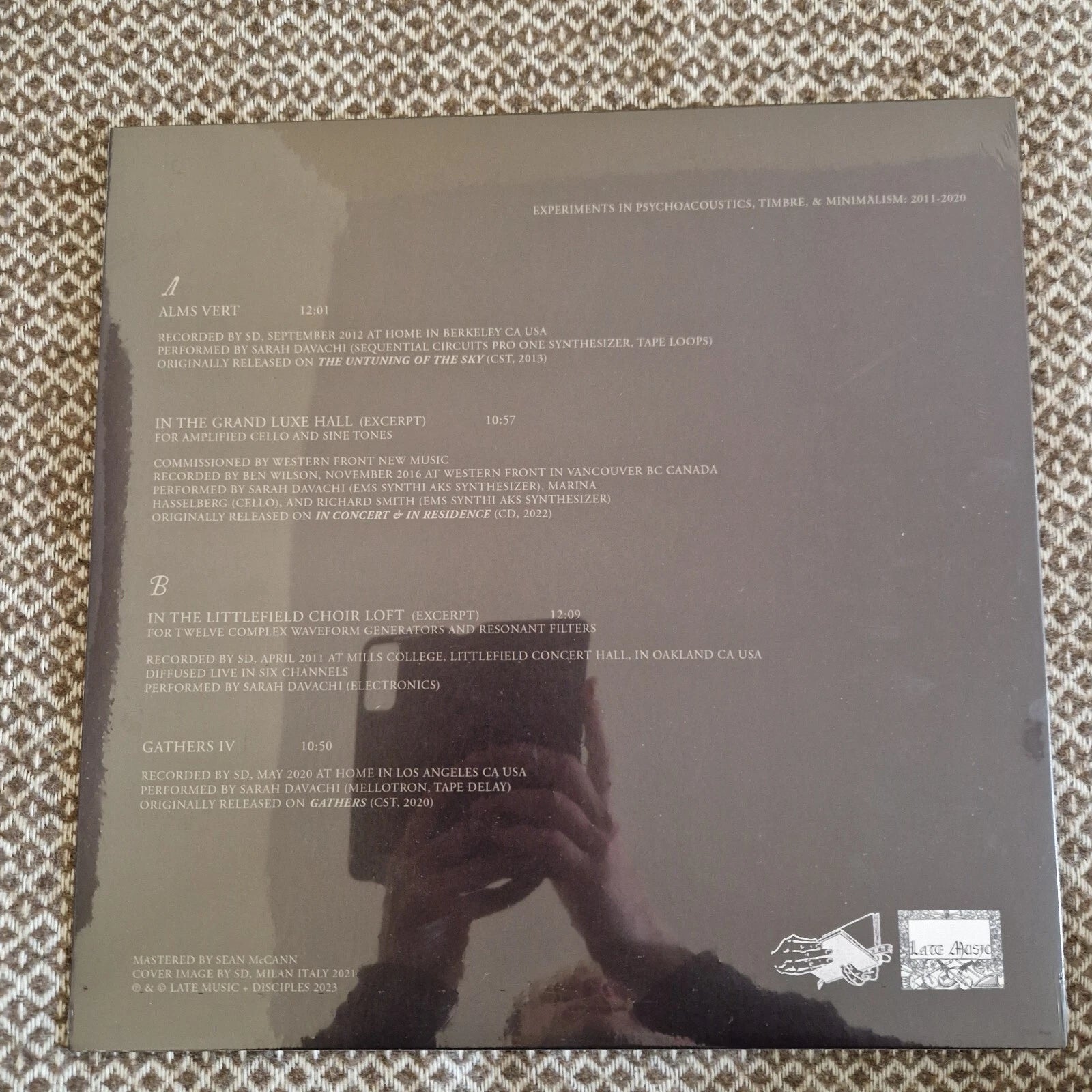 Sarah Davachi - Selected Works I / Vinyl LP