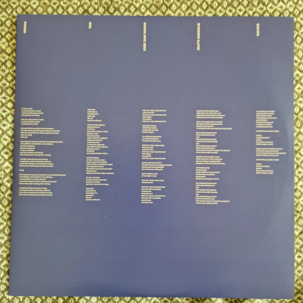 ba. – TURTAS / Vinyl LP limited on Transparent Blue