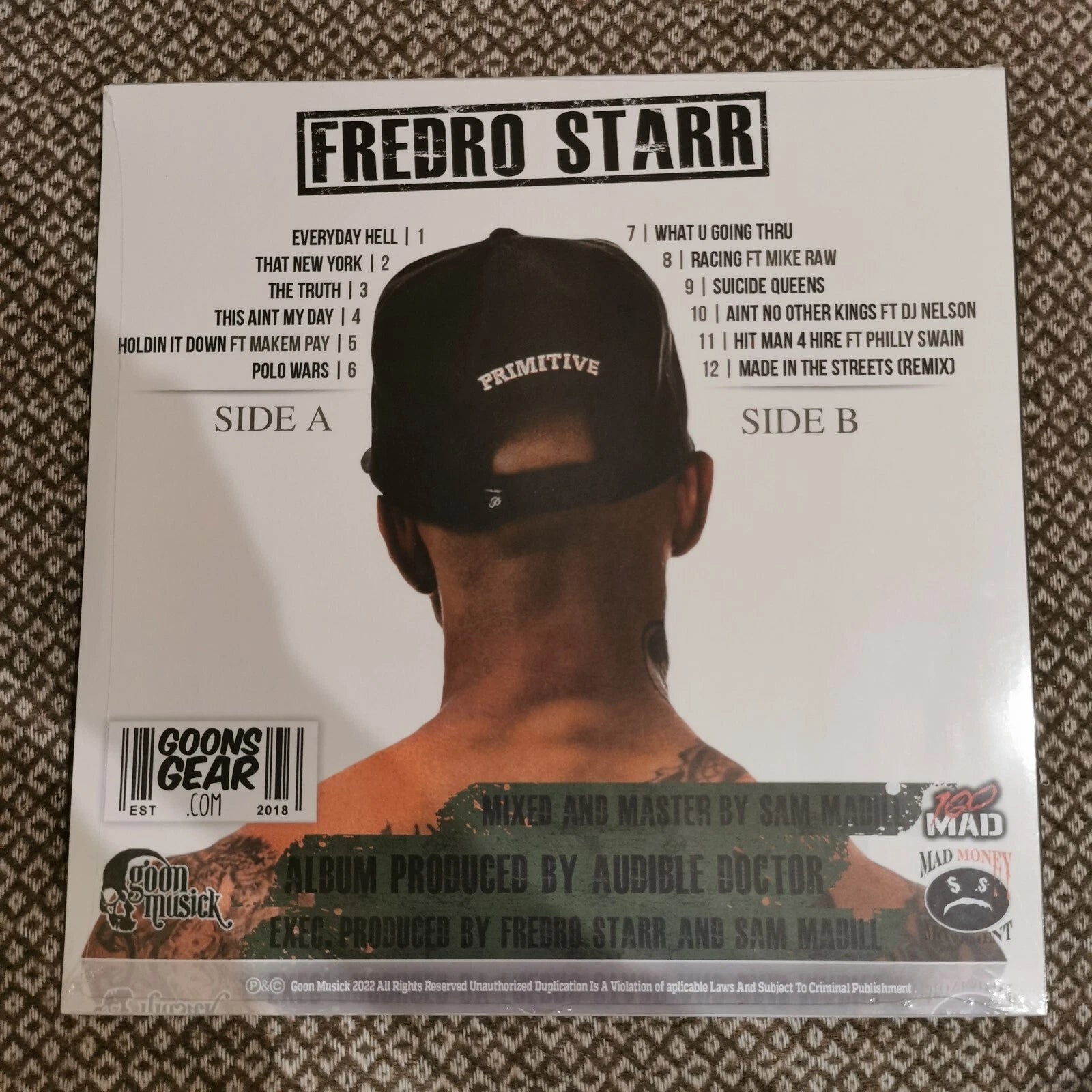 Fredro Starr – Made In The Streets / Vinyl LP limited on Green Haze