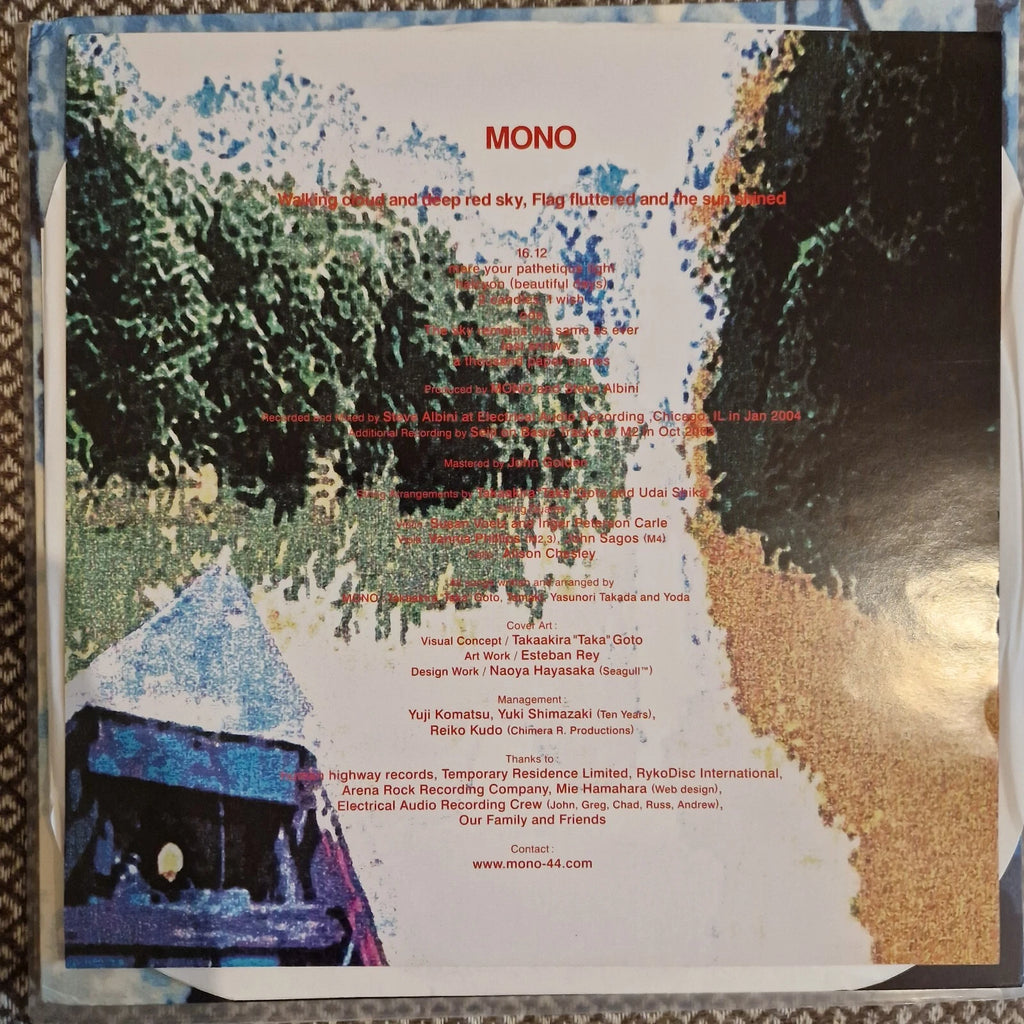 MONO - Walking Cloud And Deep Red Sky, Flag Fluttered And The Sun Shined / Vinyl 2LP (First pressing)
