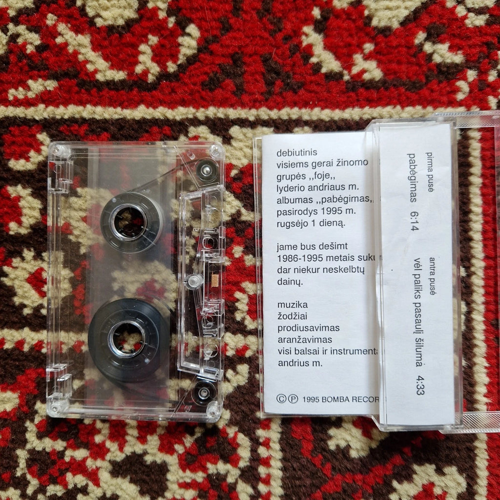 Andrius Mamontovas - Singlas / Cassette Single limited to 200 copies (Foje)