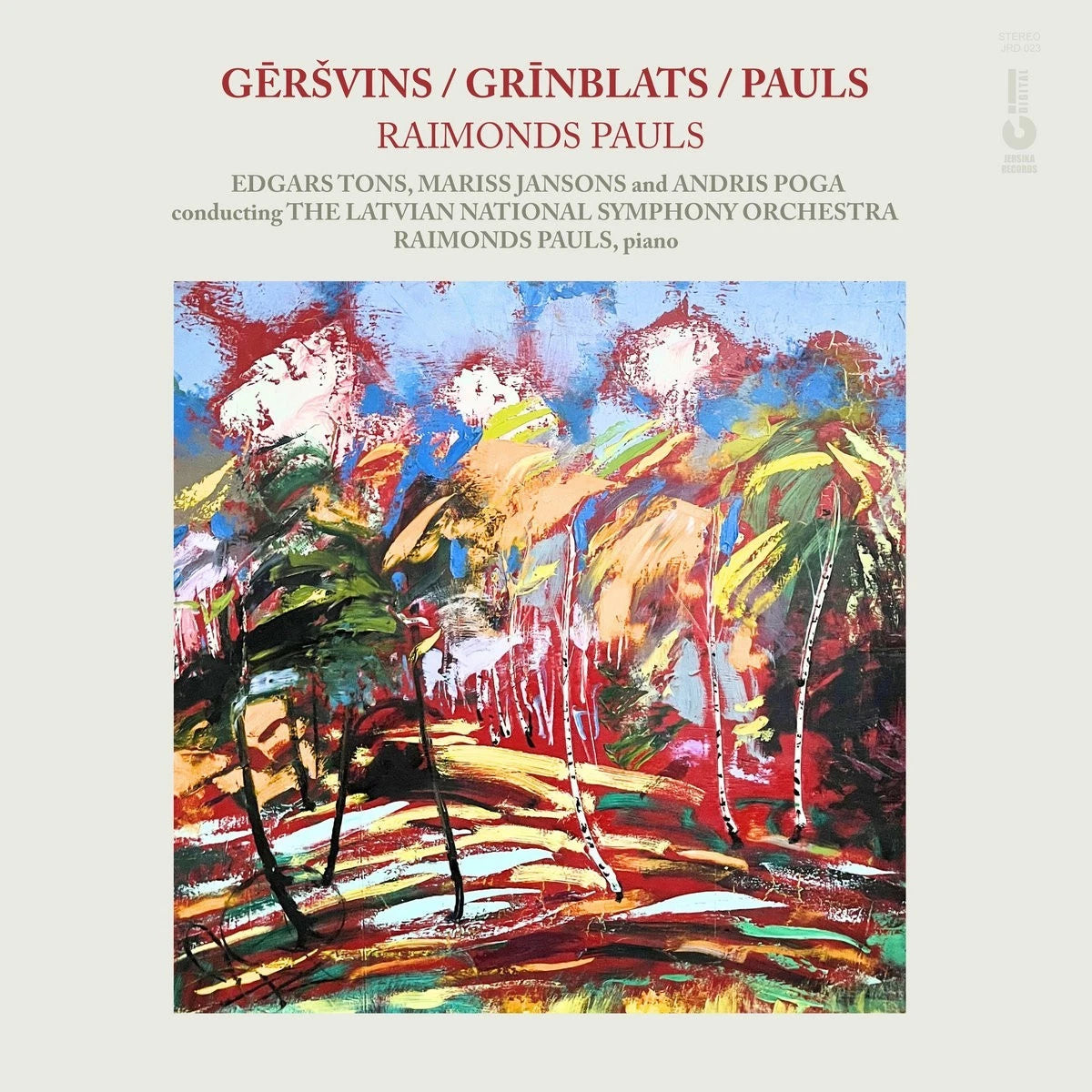 Raimonds Pauls / The Latvian National Symphony Orchestra - GĒ / Vinyl LP presale