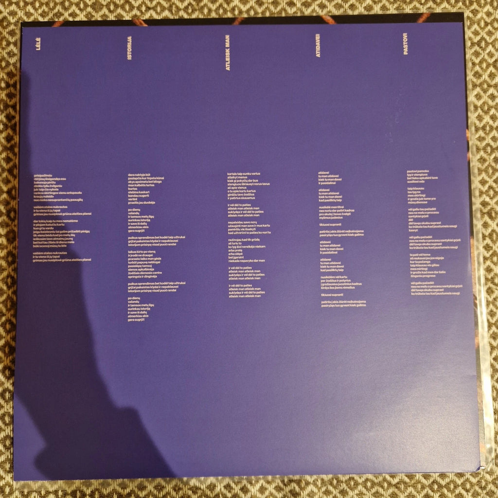 Ba. ‎– Turtas / Vinyl LP limited on Transparent Pink