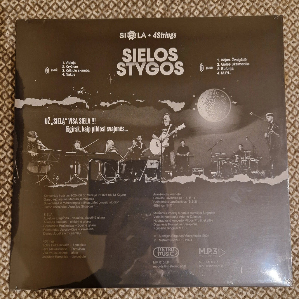 Siela & 4Strings – Sielos Stygos / Vinyl LP