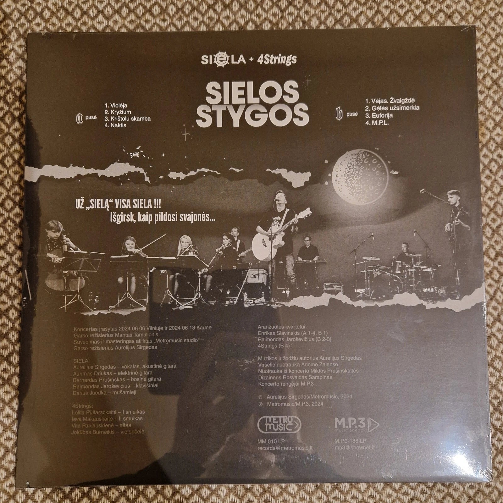 Siela & 4Strings – Sielos Stygos / Vinyl LP