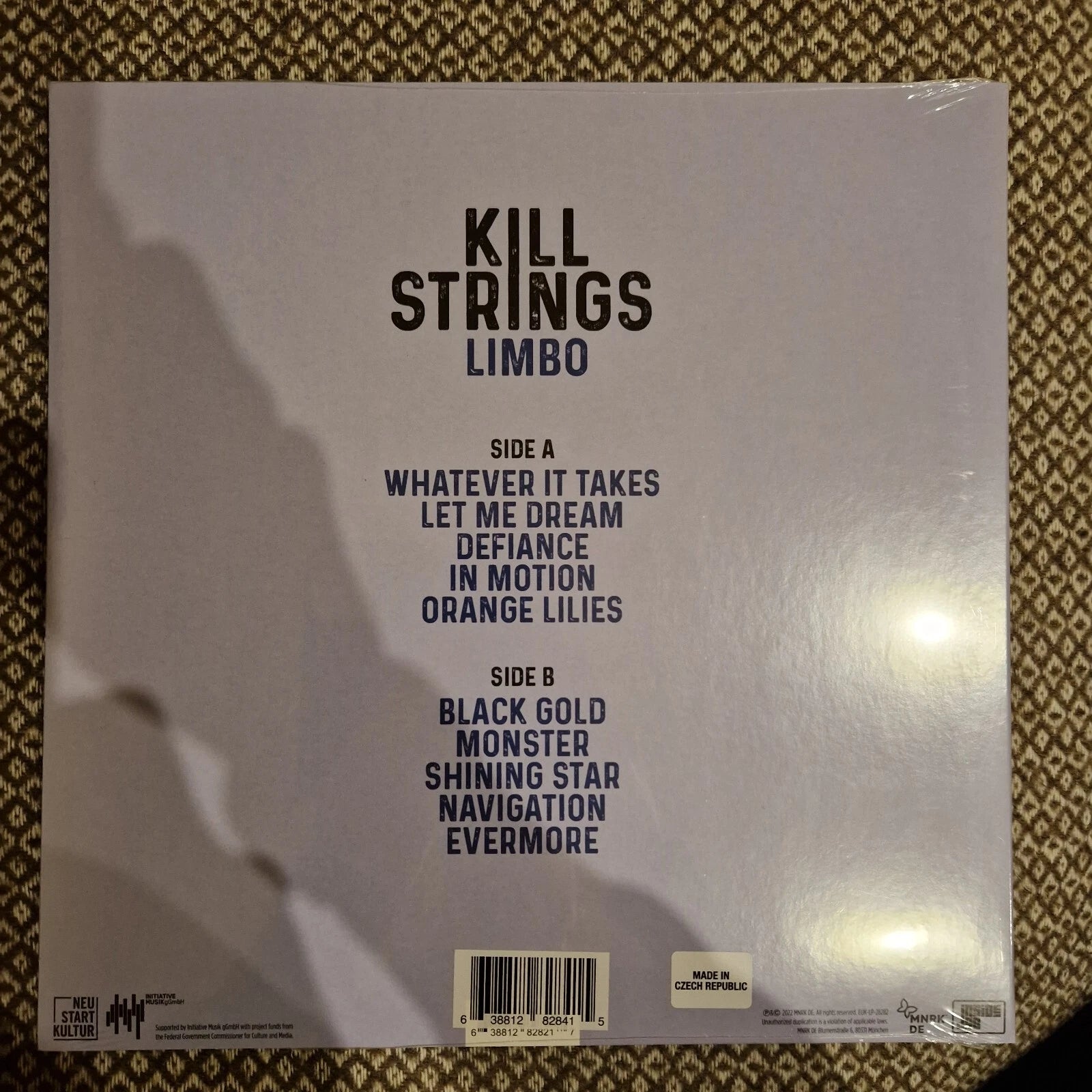 Kill Strings - Limbo / Vinyl LP Translucent Light Blue base with Heavy Splatter