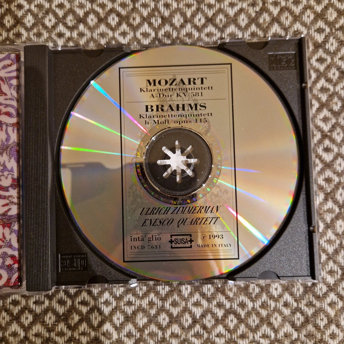 Enesco Quartett*, Ulrich Zimmerman – Mozart. Klarinettenquientett A-D / CD Album