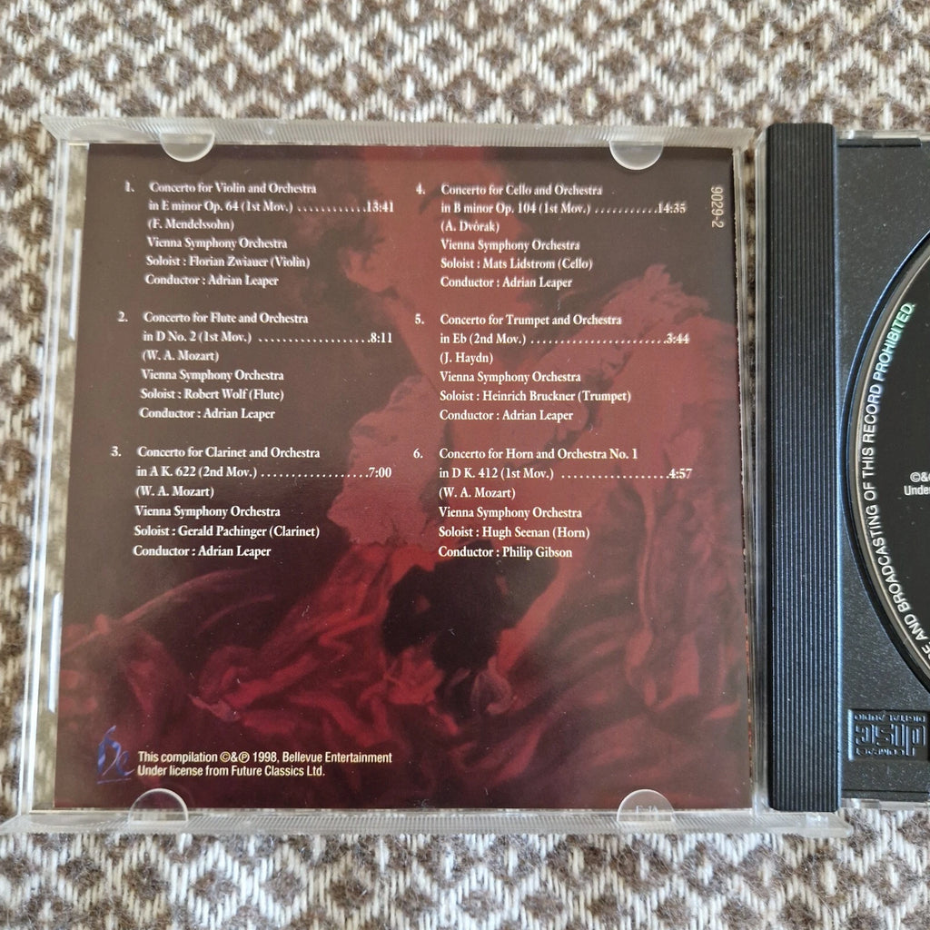 Vienna Symphony Orchestra* – Great Concertos (Various Composers) / CD Album