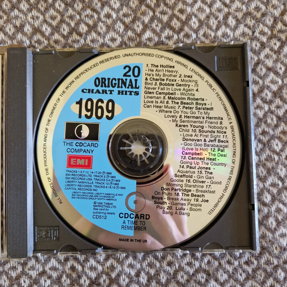 Various – A Time To Remember 1969 / CD Album