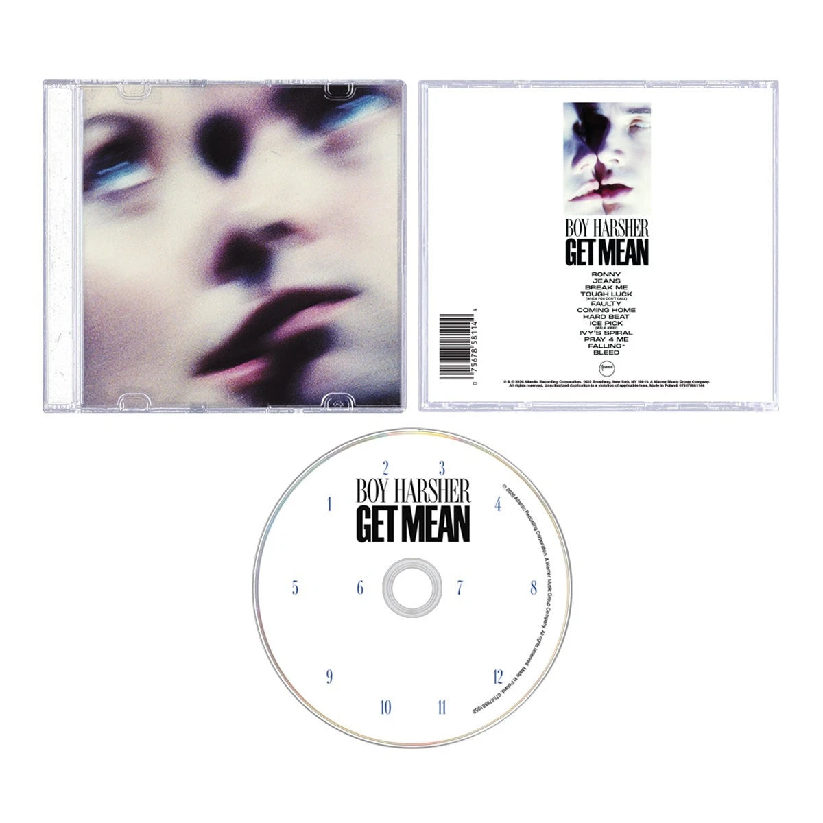 Boy Harsher - GET MEAN / CD Album presale