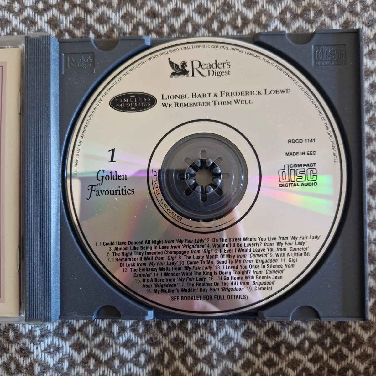 Lionel Bart & Frederick Loewe – We Remember Them Well / CD Album