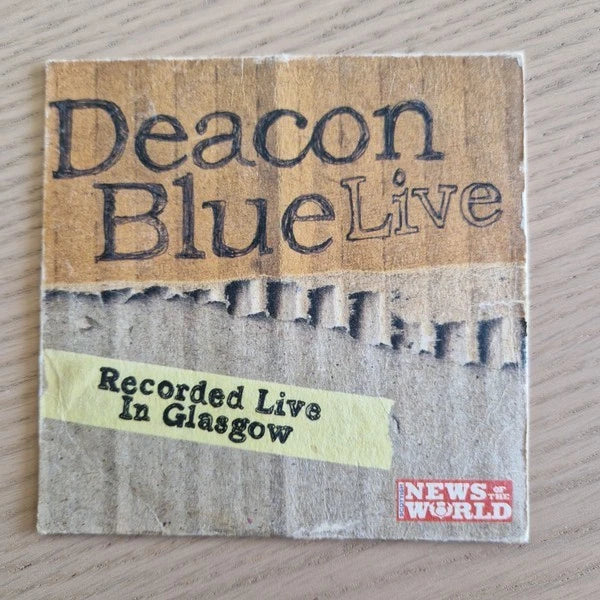 Deacon Blue – Live (Recorded Live In Glasgow) / CD Album