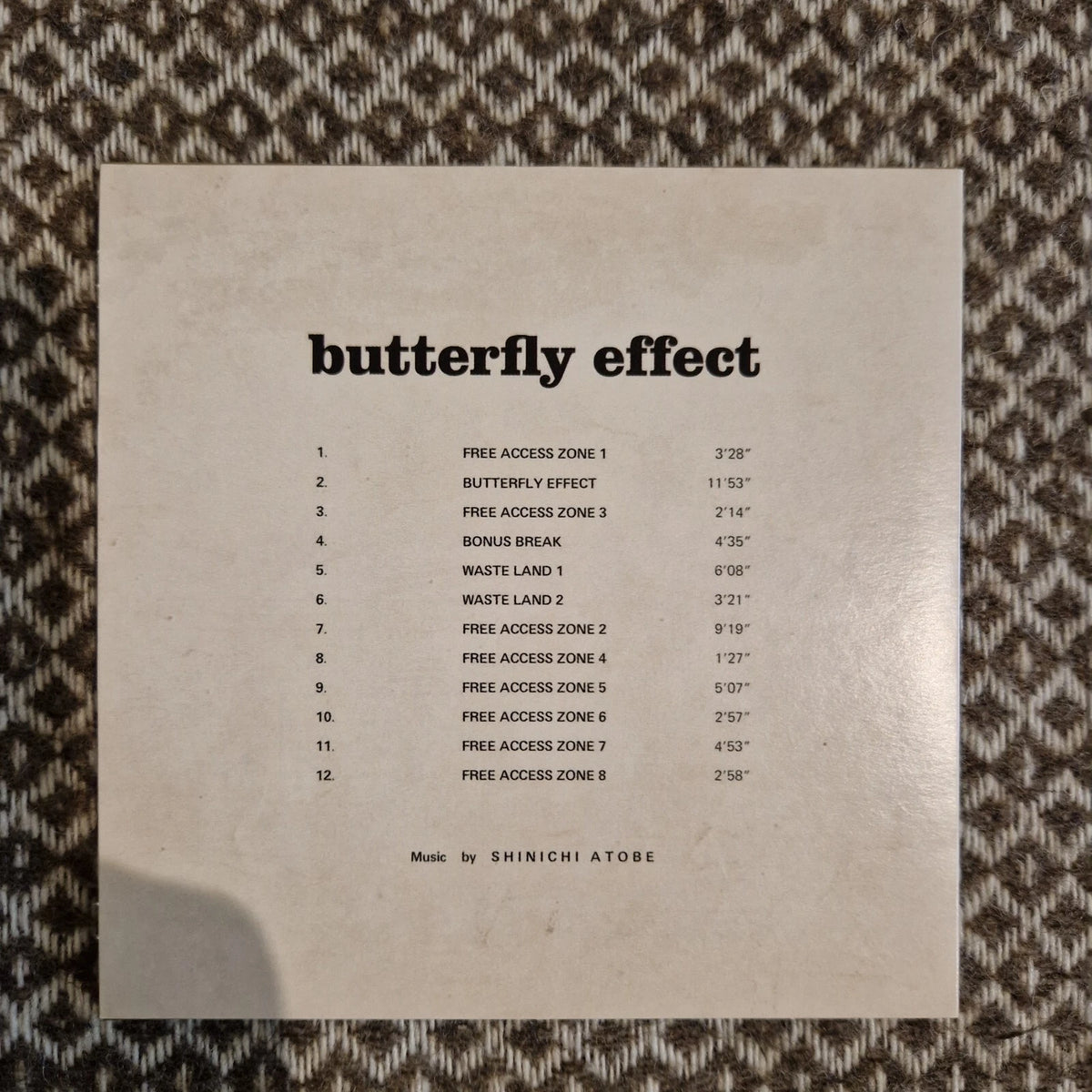 Shinichi Atobe - Butterfly Effect / CD Album