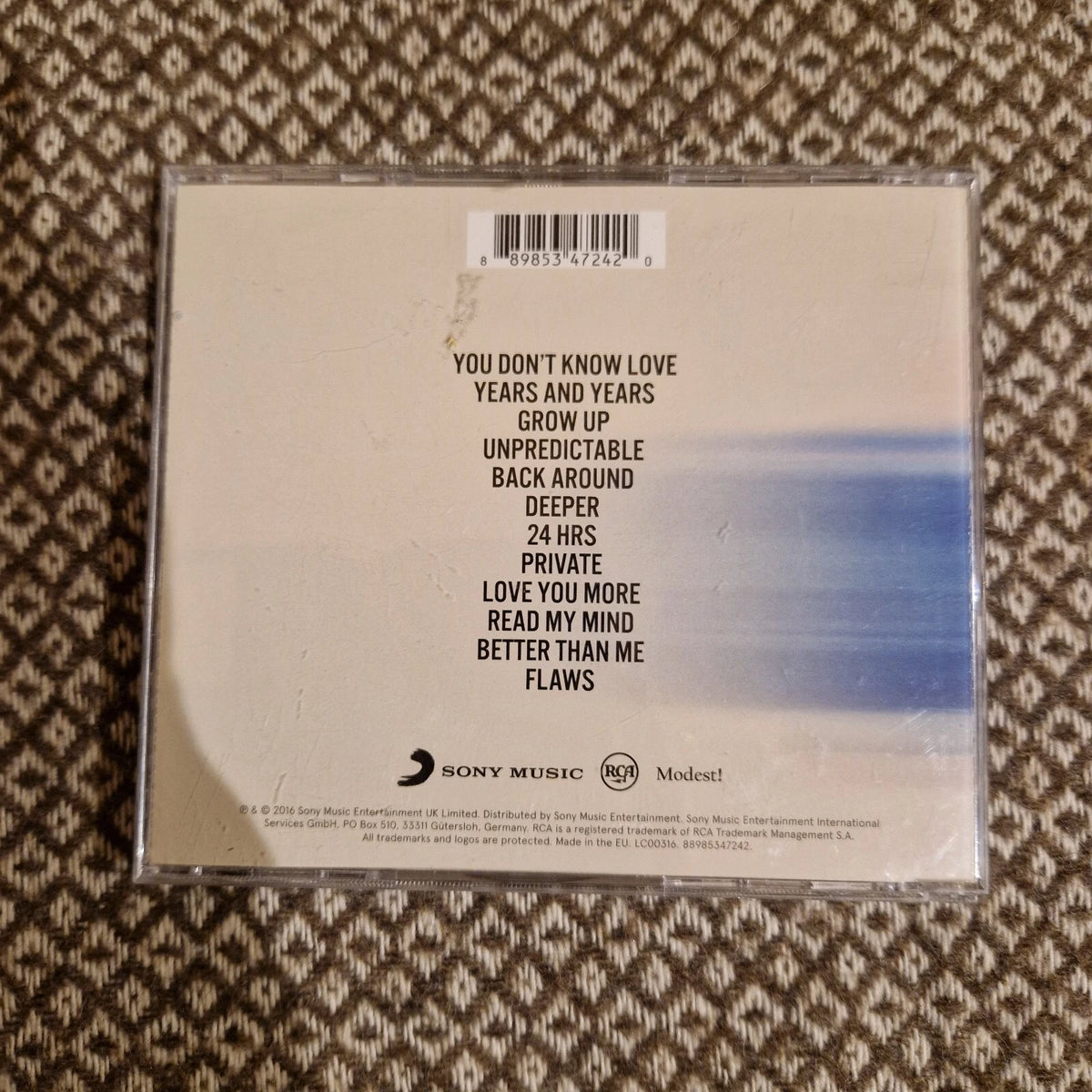 Olly Murs – 24 HRS / CD Album Missing CD