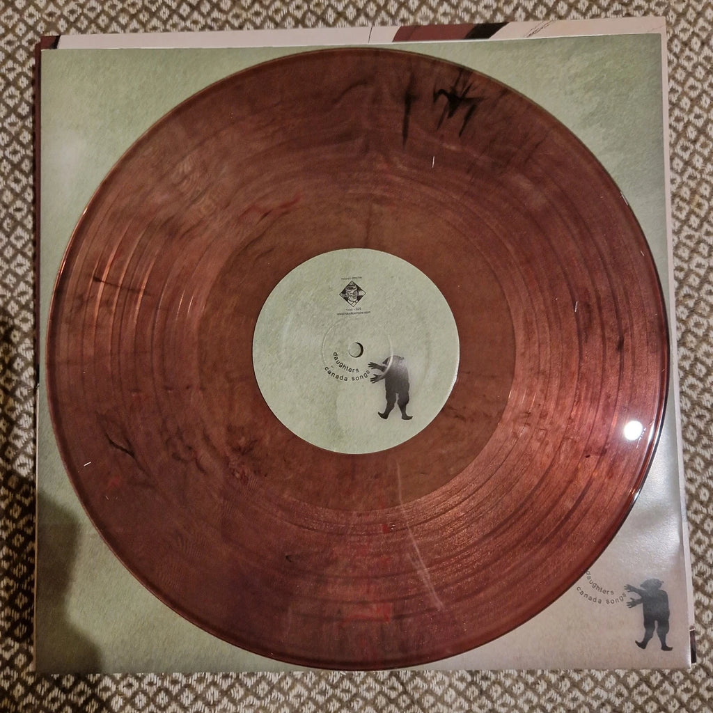 Daughters - Canada Songs / Vinyl LP limited Clear with Black and Opaque Red Smok