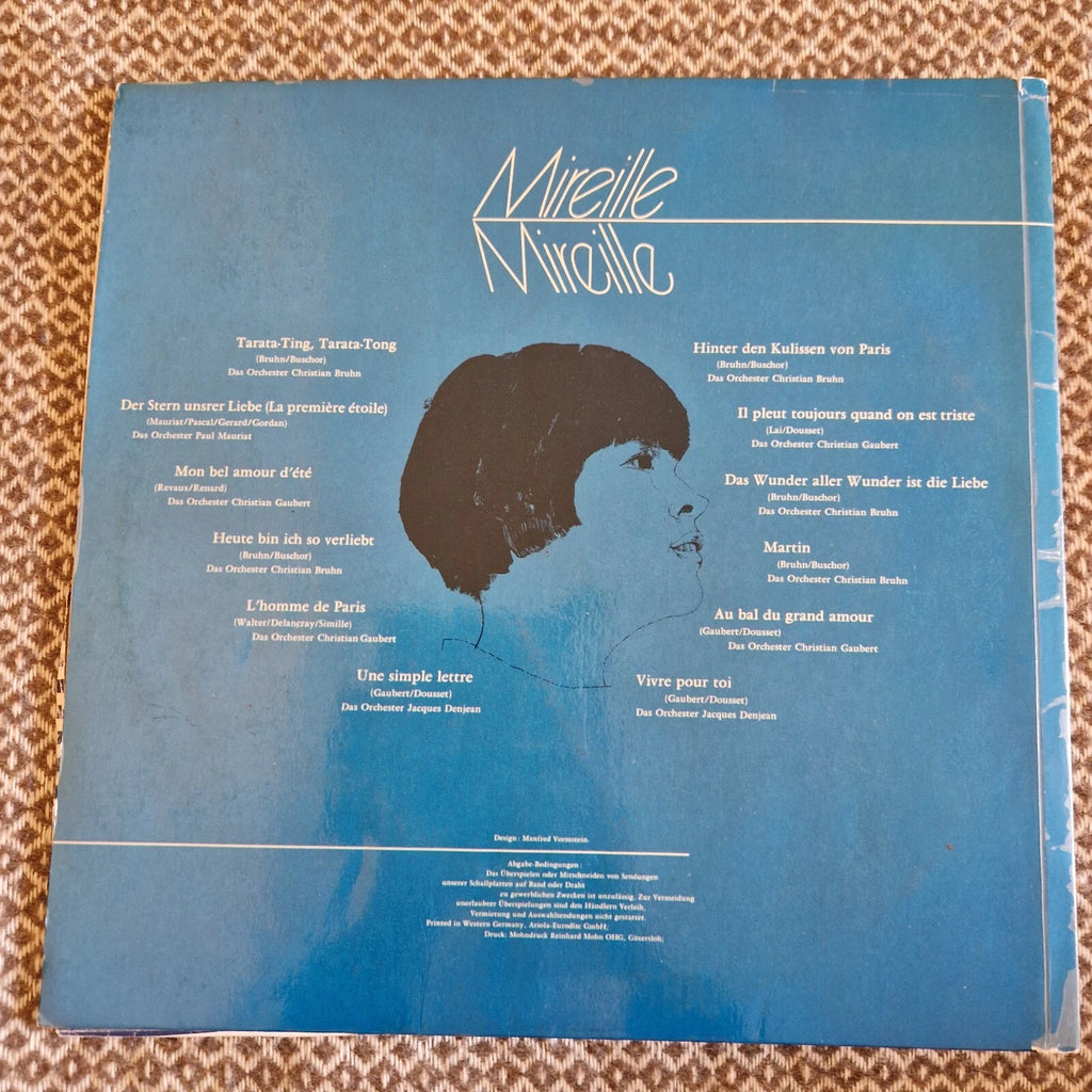 Mireille* – Mireille / Vinyl LP SLEEVE ONLY