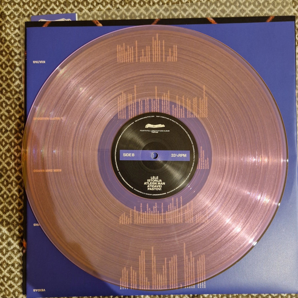 Ba. ‎– Turtas / Vinyl LP limited on Transparent Pink