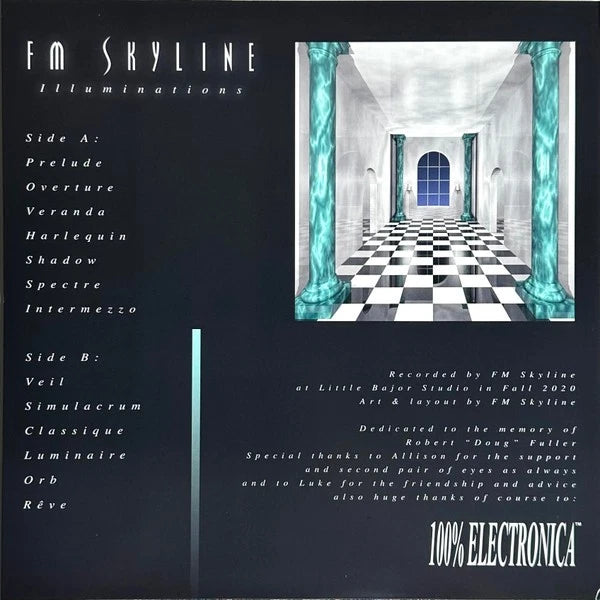 FM Skyline – Illuminations / Vinyl LP on White w/ Green & Blue Splatter