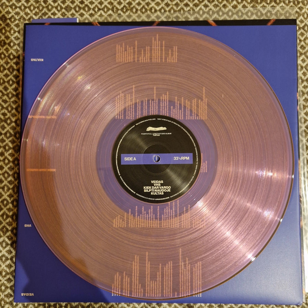 Ba. ‎– Turtas / Vinyl LP limited on Transparent Pink