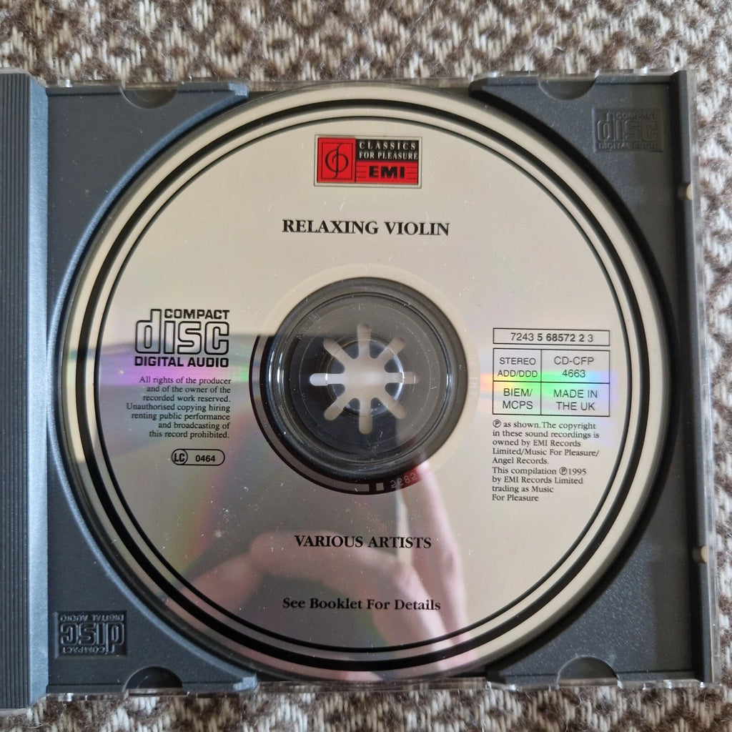 Various – Classics For Pleasure. Relaxing Violin / CD Album