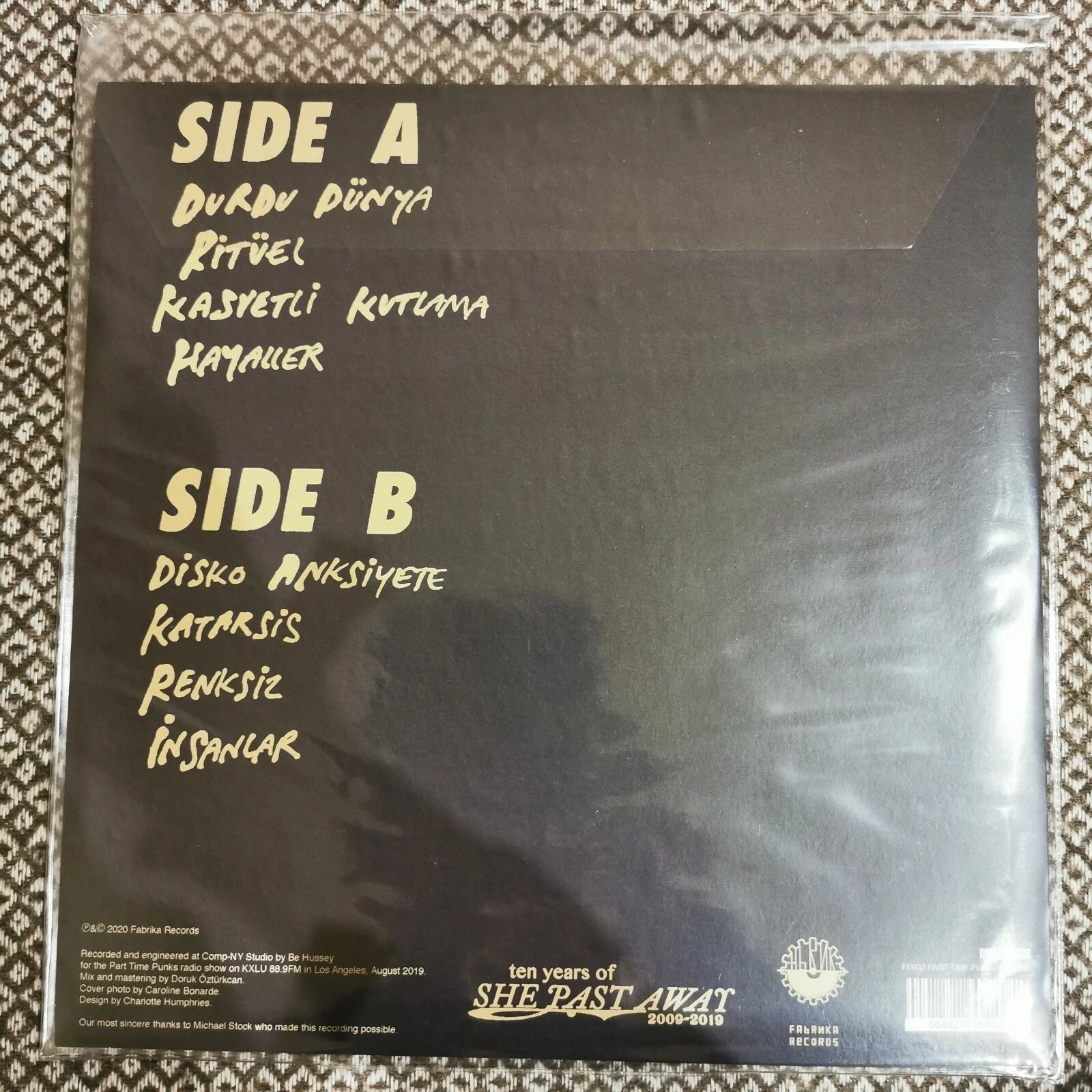 She Past Away ‎– Part Time Punks Session / Vinyl LP