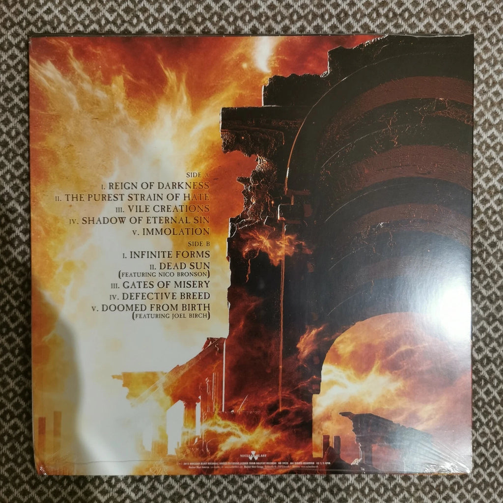 Thy Art Is Murder – Hate / Vinyl LP on Clear w/ Blue Pinwheel / LAST COPIES!