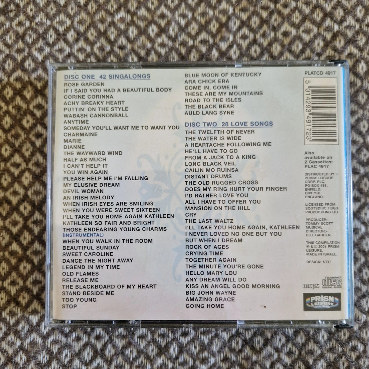 Tommy Scott – Puttin' On The Style. 70 Favourite Love Songs And Singa / CD Album