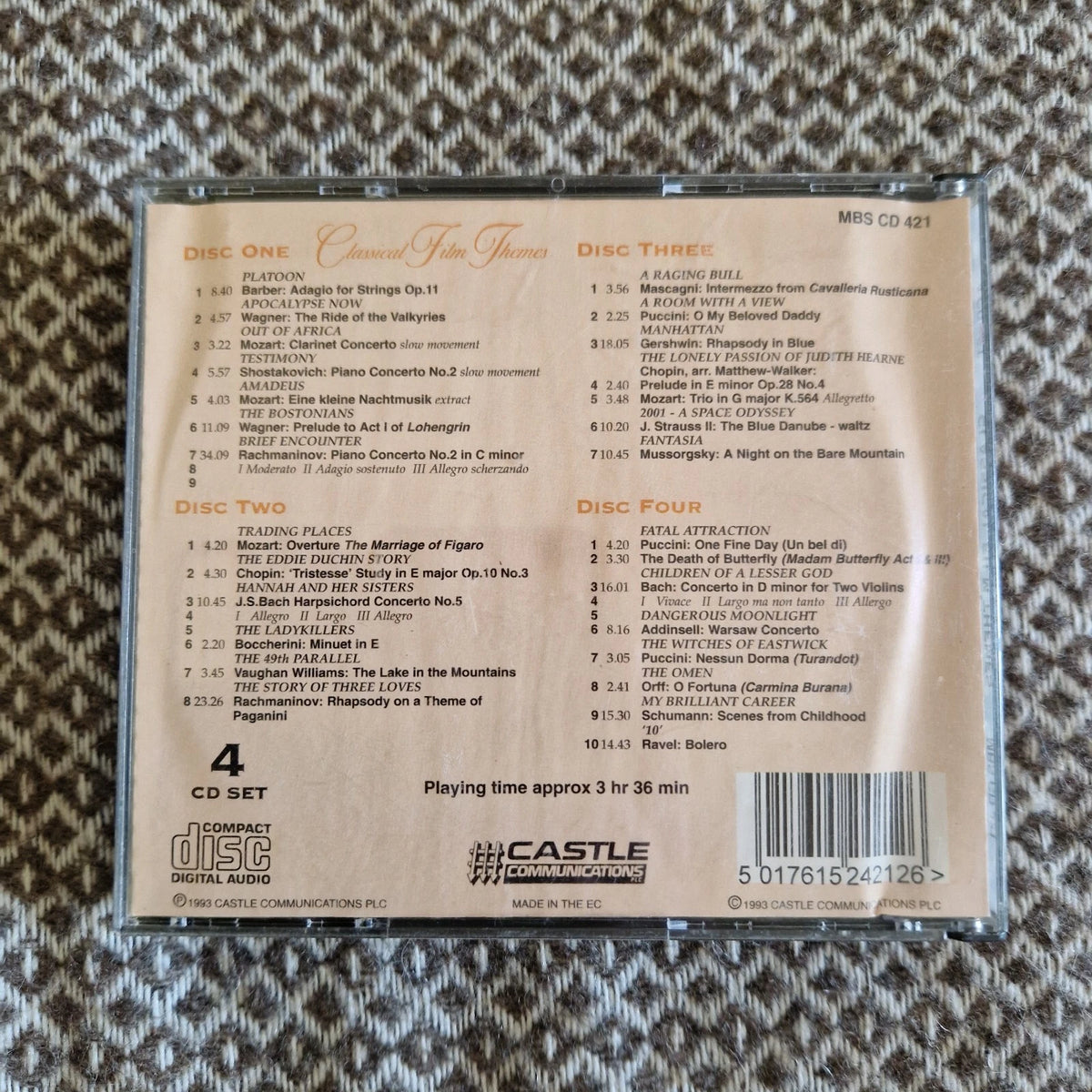 Various – Classical Film Themes / CD Album