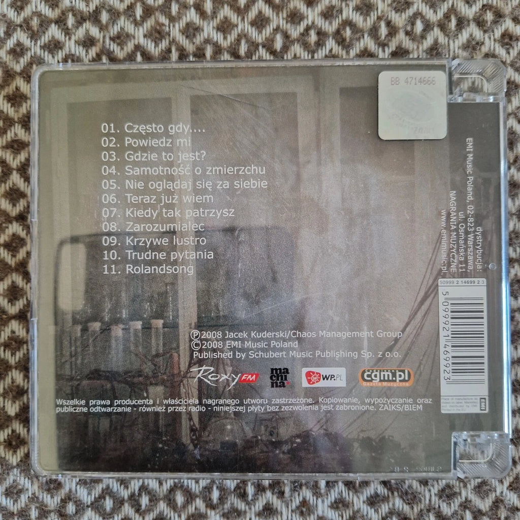 Jacek Kuderski – Xperyment 2004-2007 / CD Album Signed Autographed
