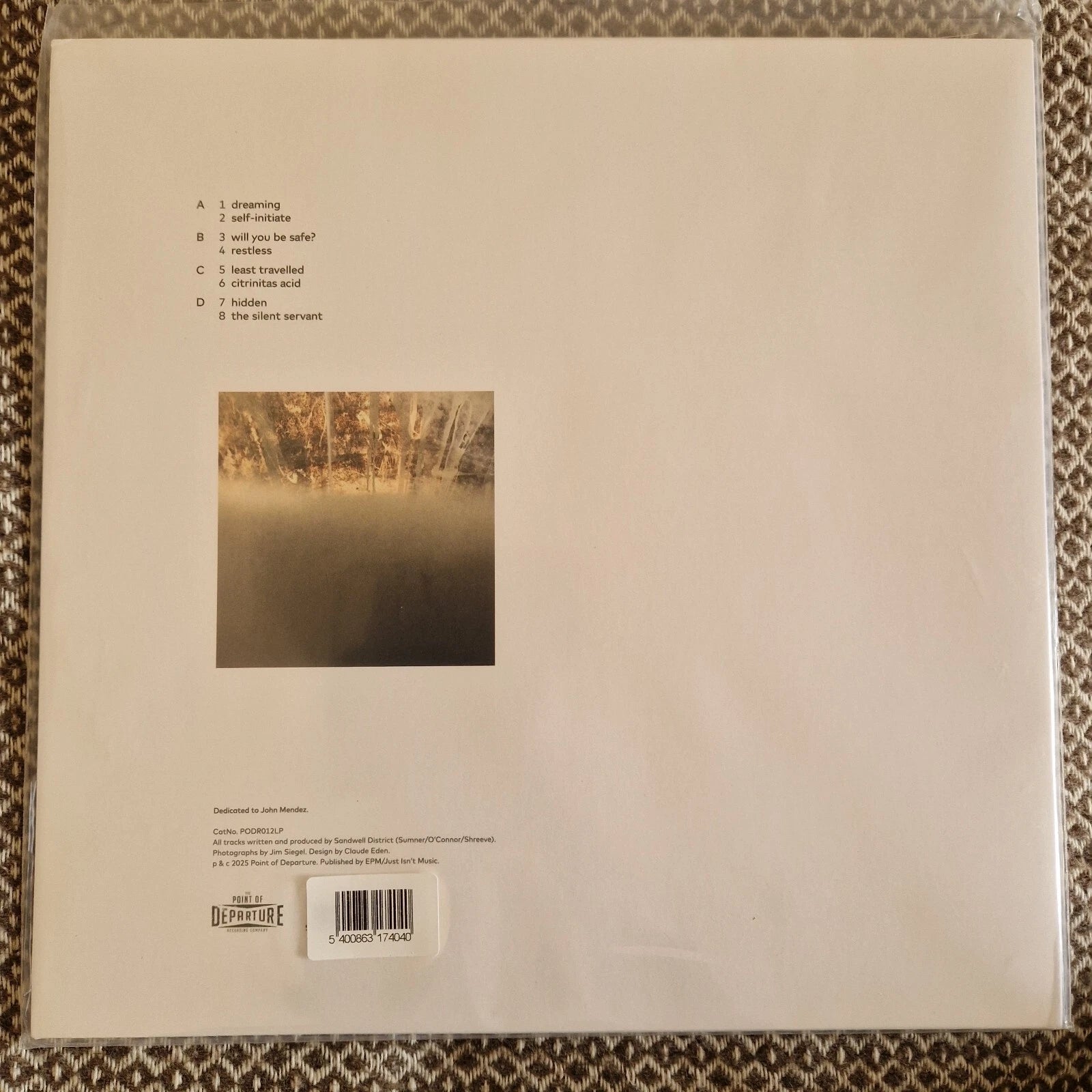 Sandwell District – End Beginnings / Vinyl 2xLP limited on Blue Transparent / SIGNED PRINT