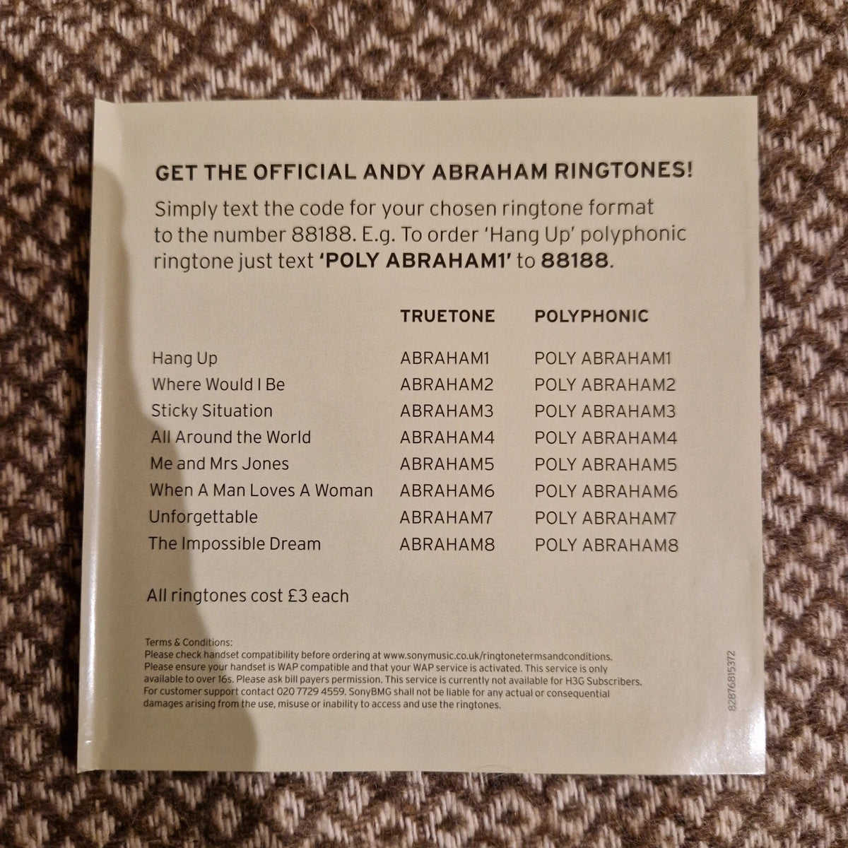 Andy Abraham – The Impossible Dream / CD Album