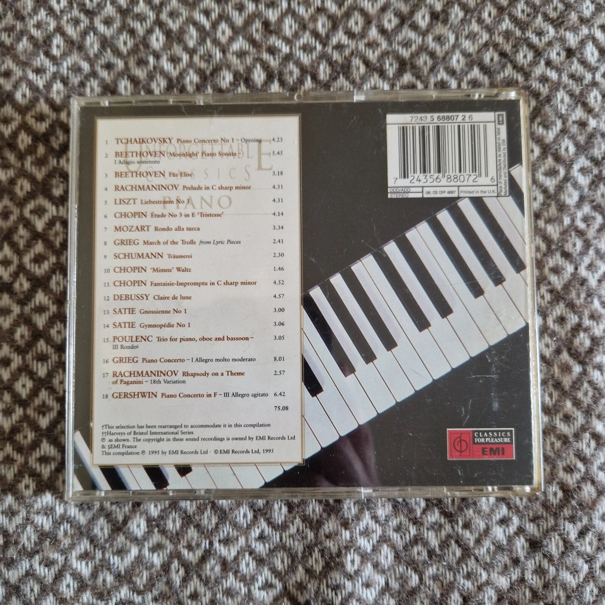 Various – Unforgettable Classics - Piano / CD Album