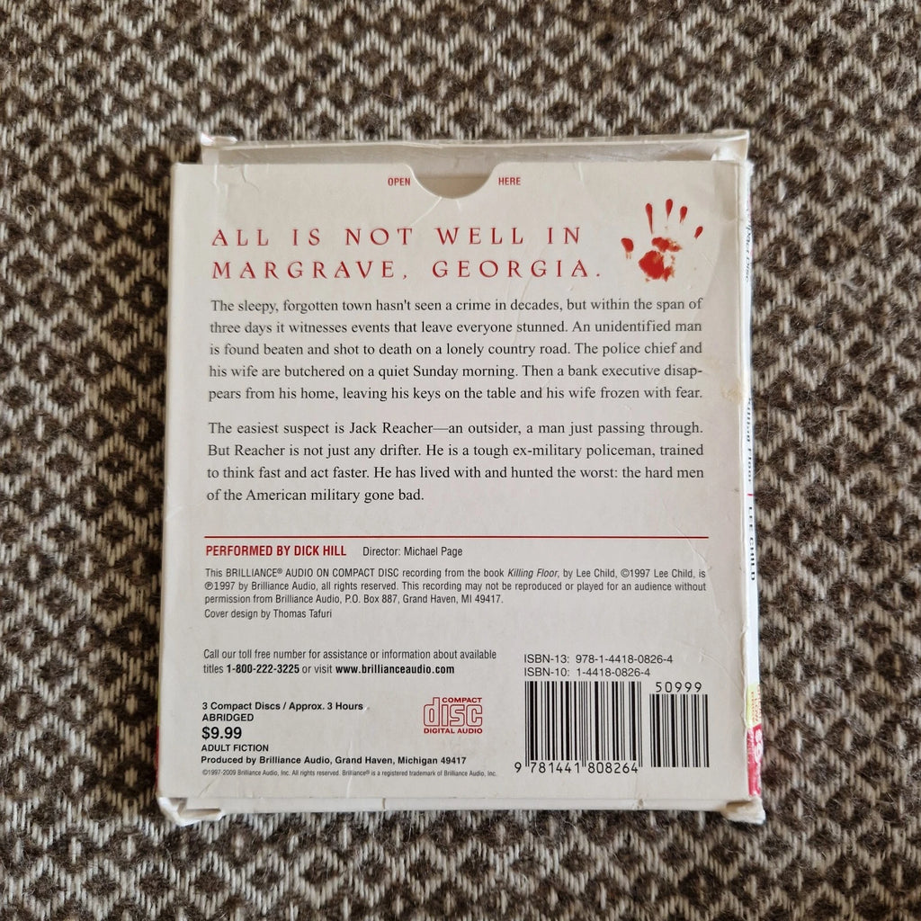 Lee Child, Dick Hill – Killing Floor / 3xCD Album