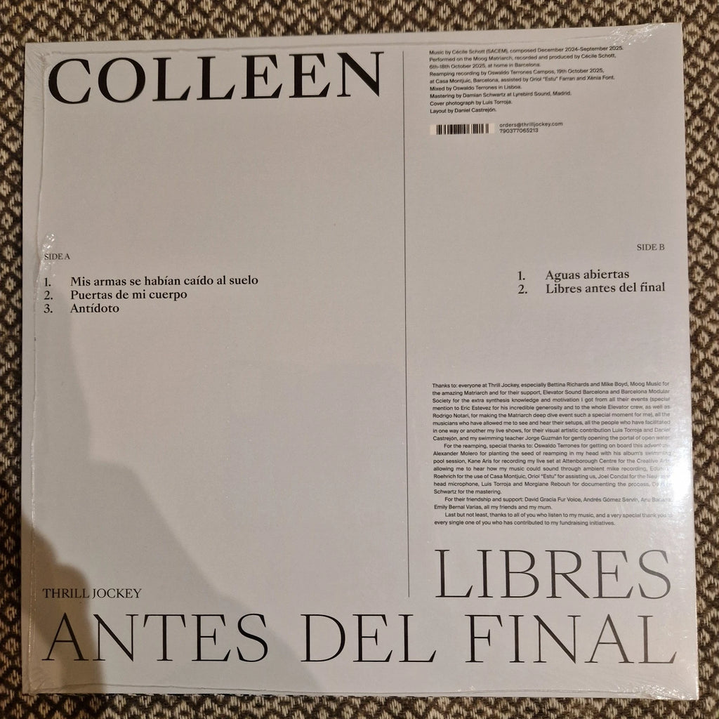 Colleen – Libres Antes Del Final / Vinyl LP
