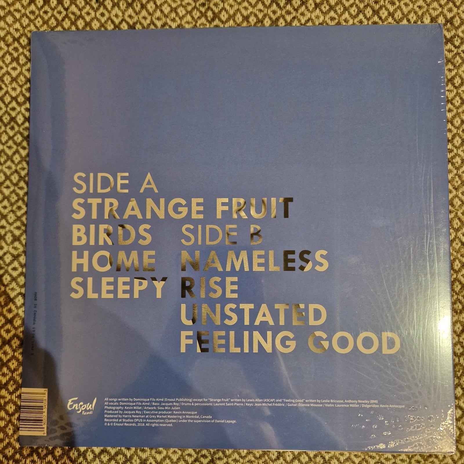 Dominique Fils-Aimé - Nameless / Vinyl LP limited on Blue