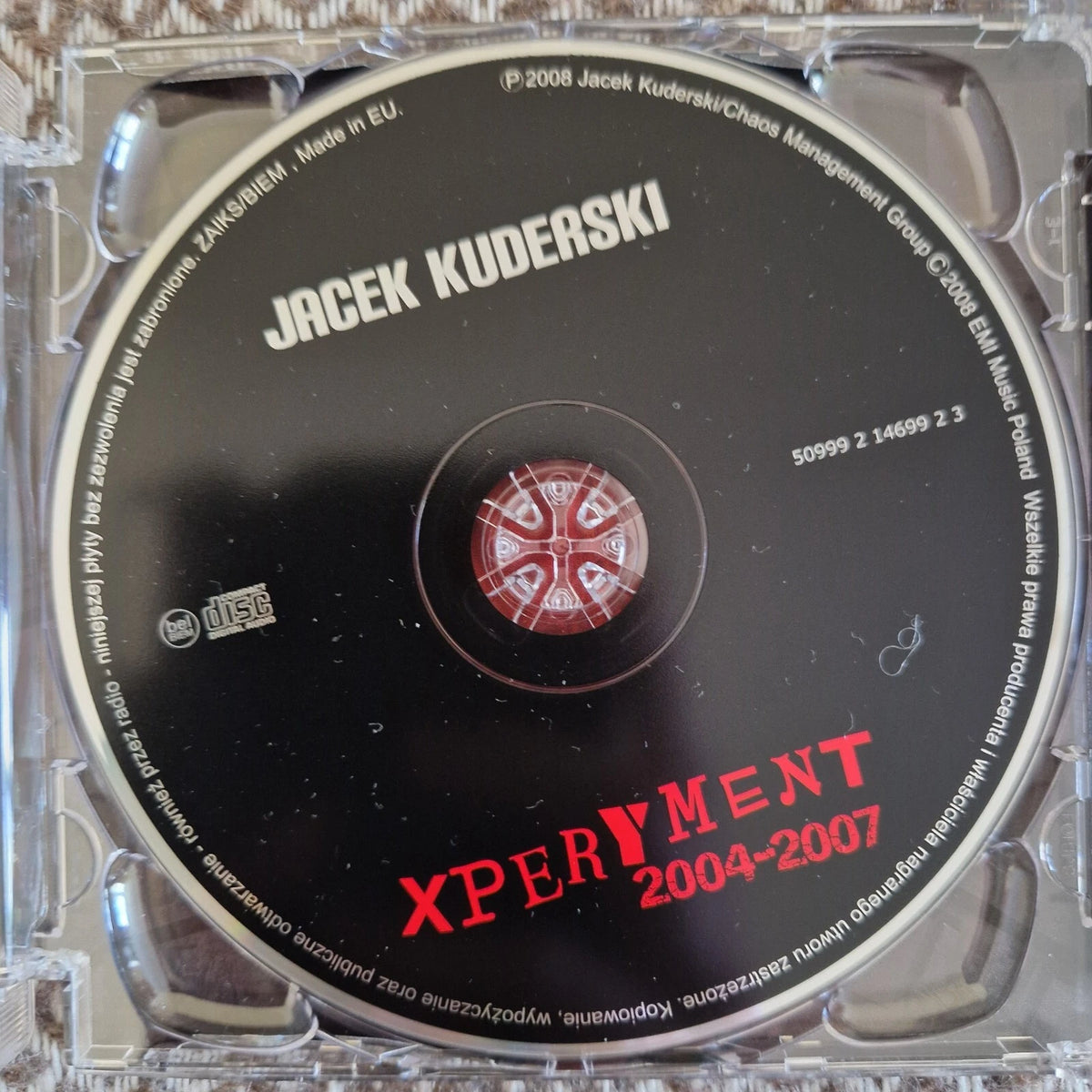 Jacek Kuderski – Xperyment 2004-2007 / CD Album Signed Autographed