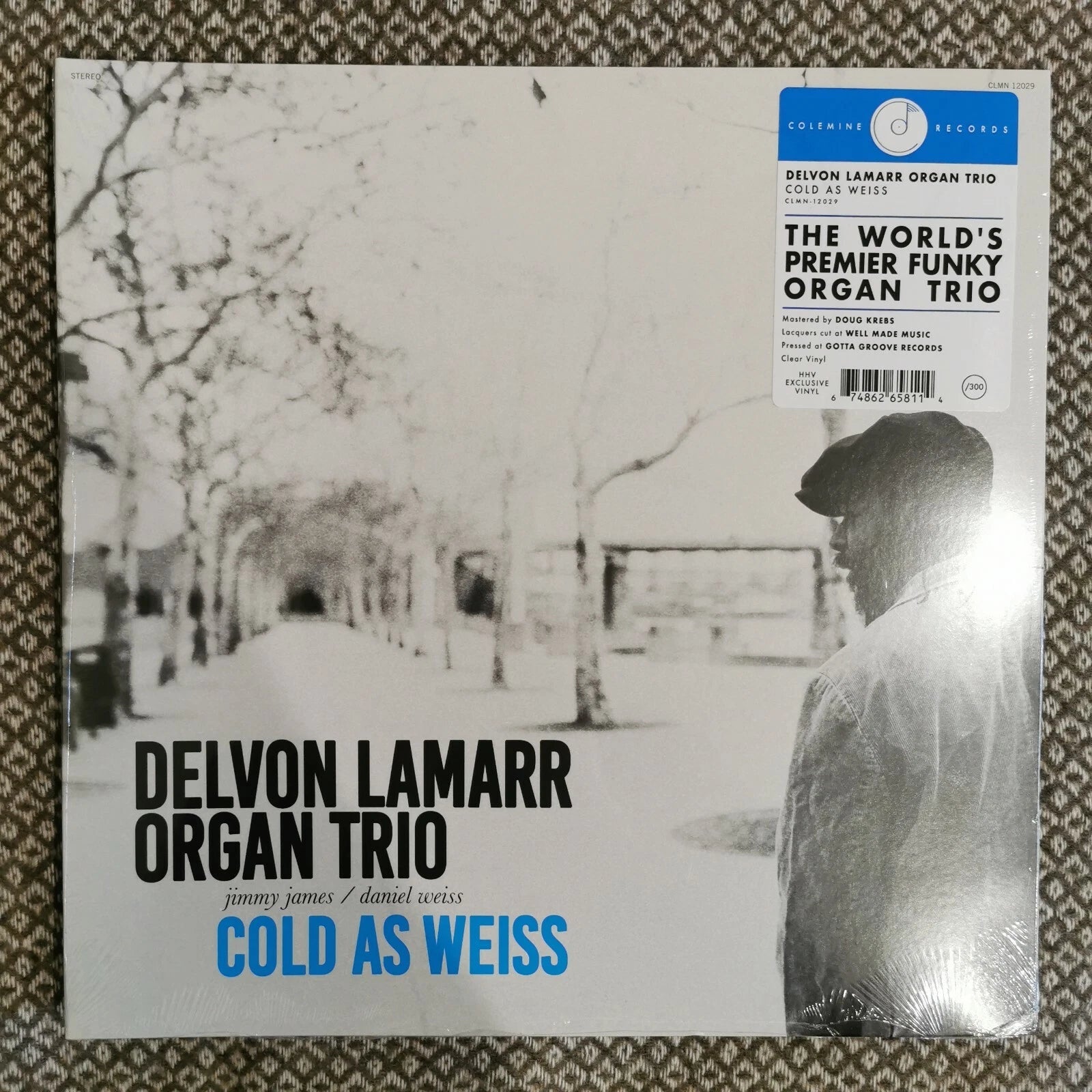 Delvon Lamarr - Organ Trio Cold As Weiss / Vinyl LP limited edition on CLEAR