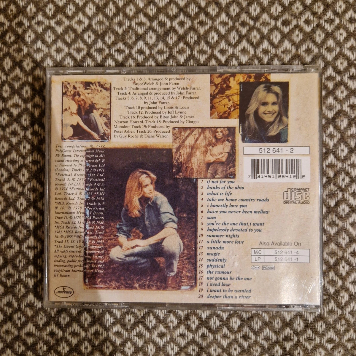 Olivia Newton-John – Back To Basics / CD Album CD MISSING
