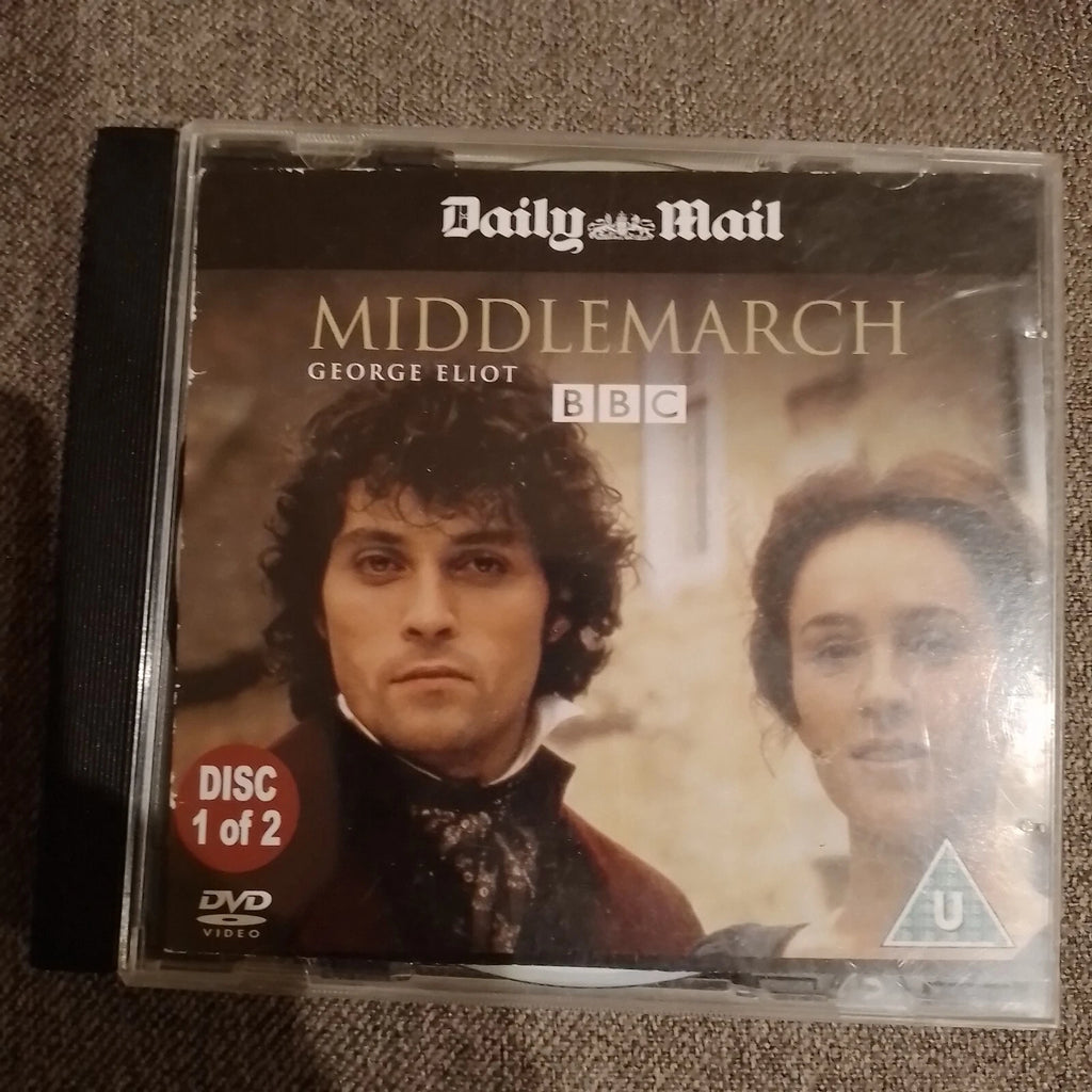 Middlemarch. George Eliot BBC. 2xDVD Daily Mail