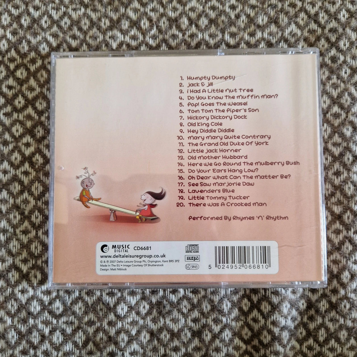 Rhymes 'N' Rhythm – Traditional Nursery Rhymes / CD Album