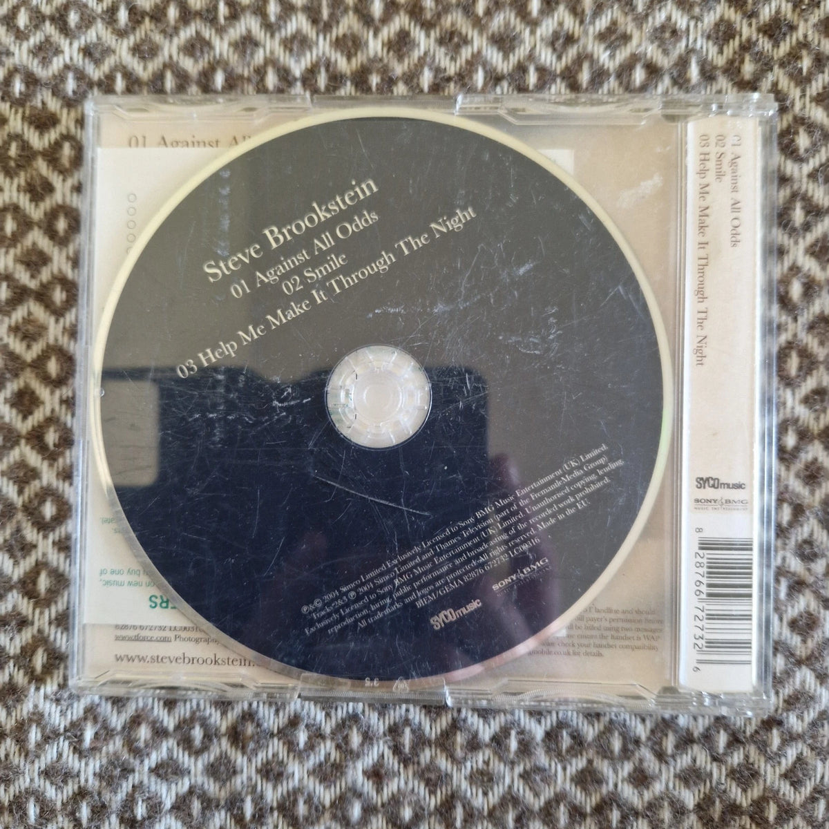 Steve Brookstein – Against All Odds / CD Single