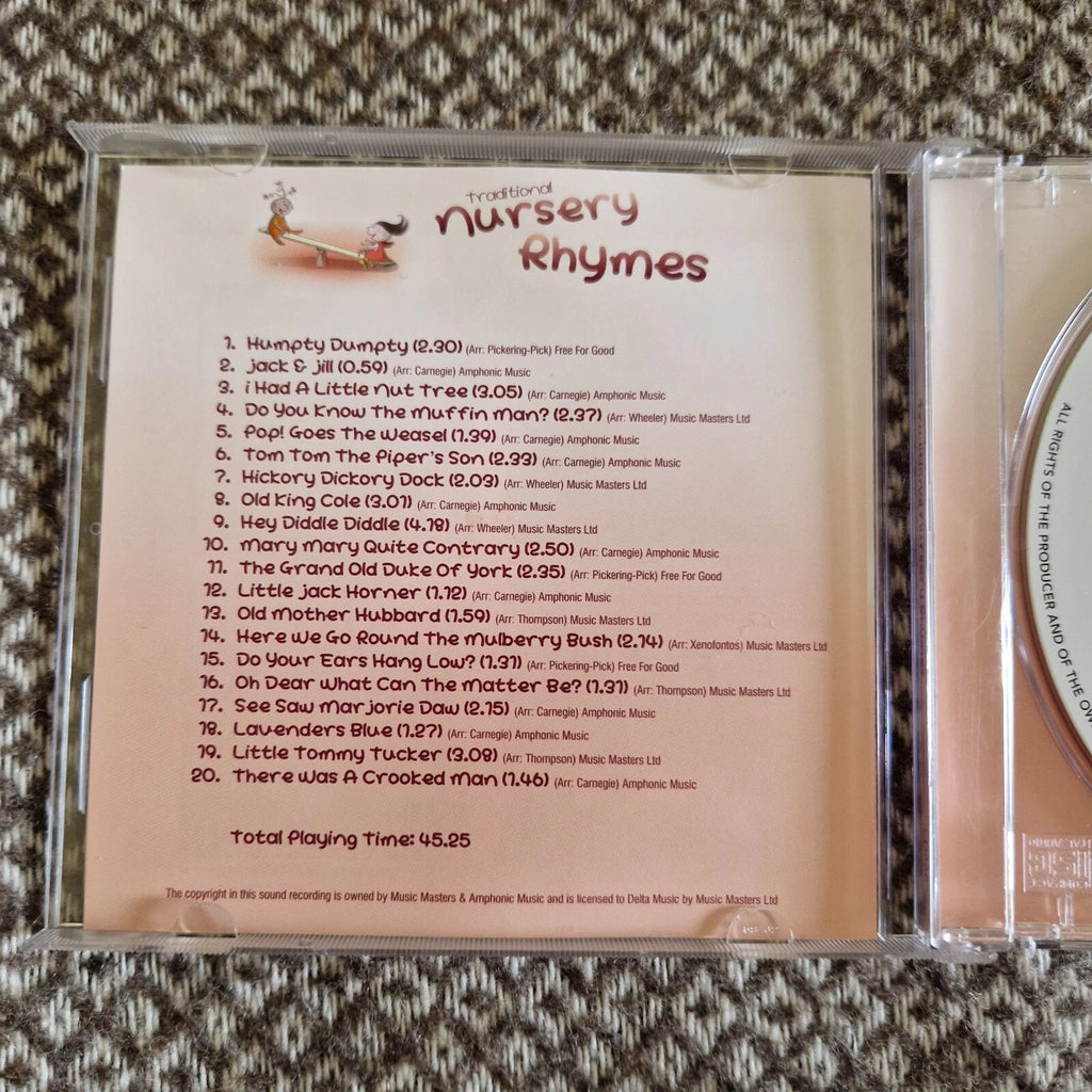 Rhymes 'N' Rhythm – Traditional Nursery Rhymes / CD Album