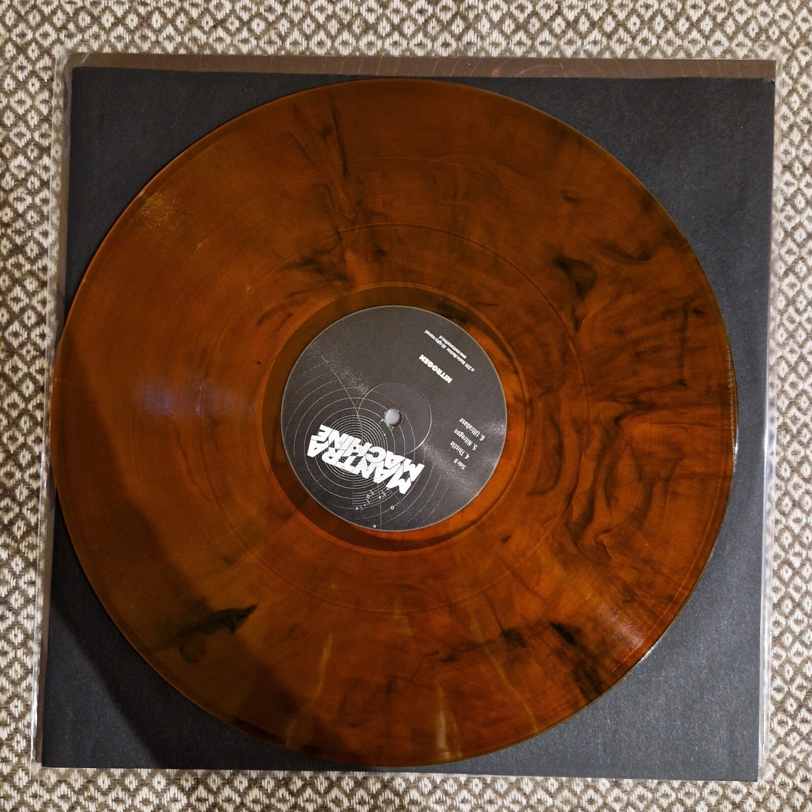 Mantra Machine - Nitrogen / Vinyl LP limited on Orange Transparant / Black Marbl