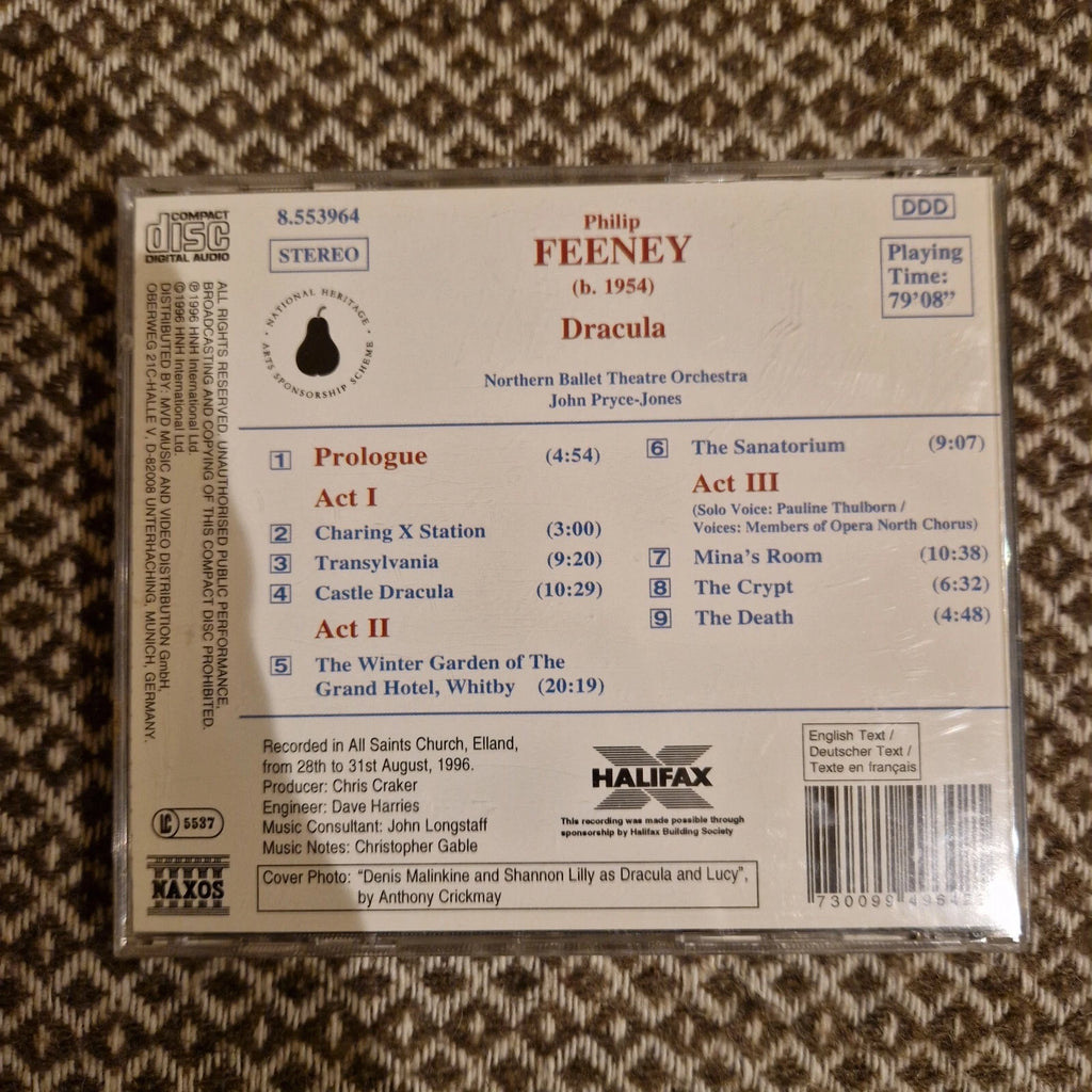 Feeney*, Northern Ballet Theatre Orchestra, John Pryce-Jones – Dracul / CD Album