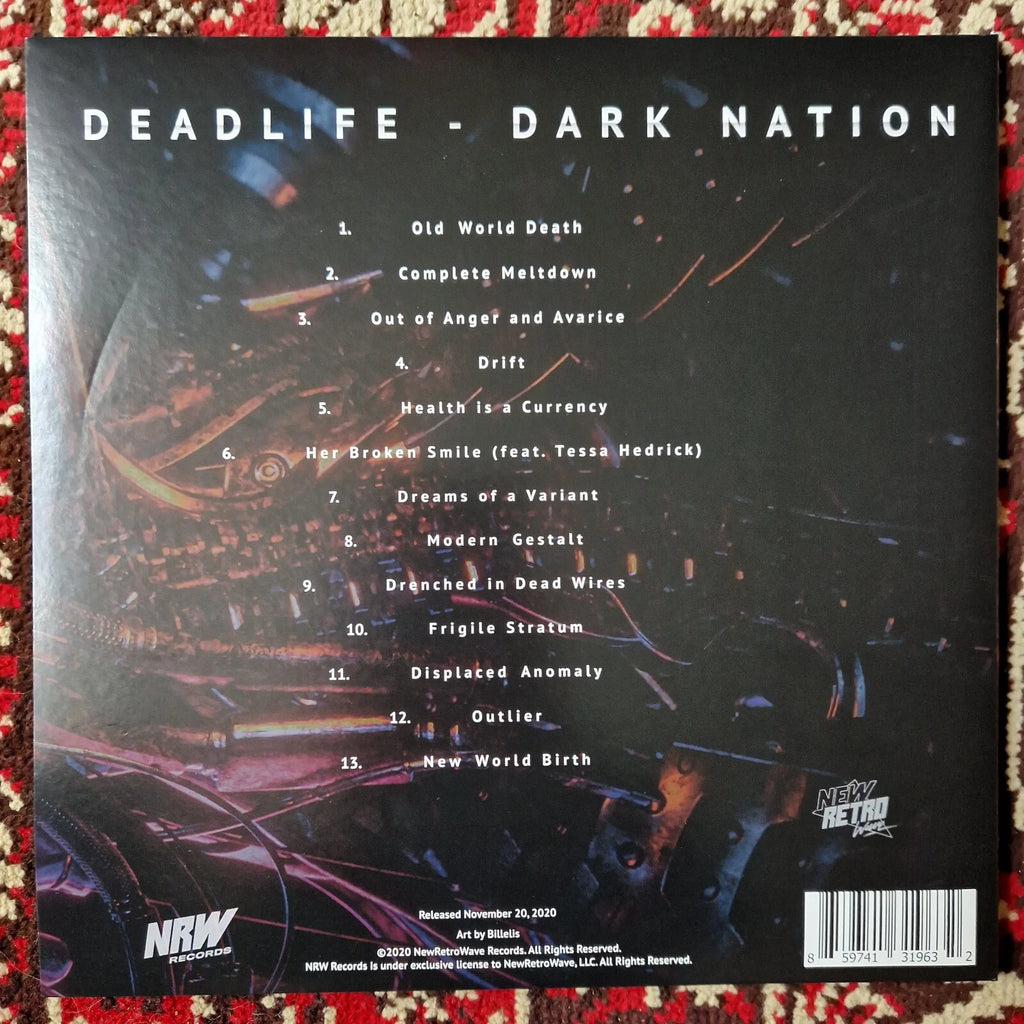 Deadlife - Dark Nation / Vinyl 2LP on Purple & Orange Swirl w/ Pink & Yellow Spl