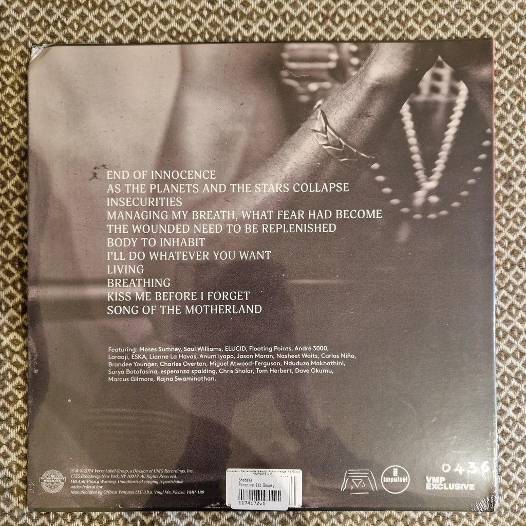 Shabaka – Perceive Its Beauty, Acknowledge Its Grace / Vinyl 2LP (VMP pressing)