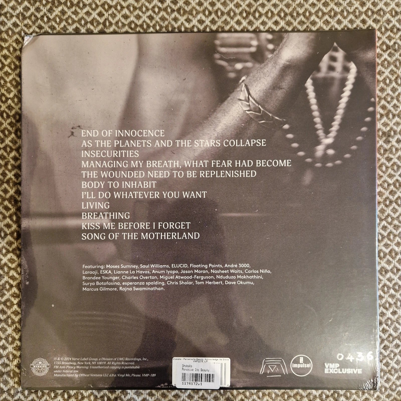 Shabaka – Perceive Its Beauty, Acknowledge Its Grace / Vinyl 2LP (VMP pressing)