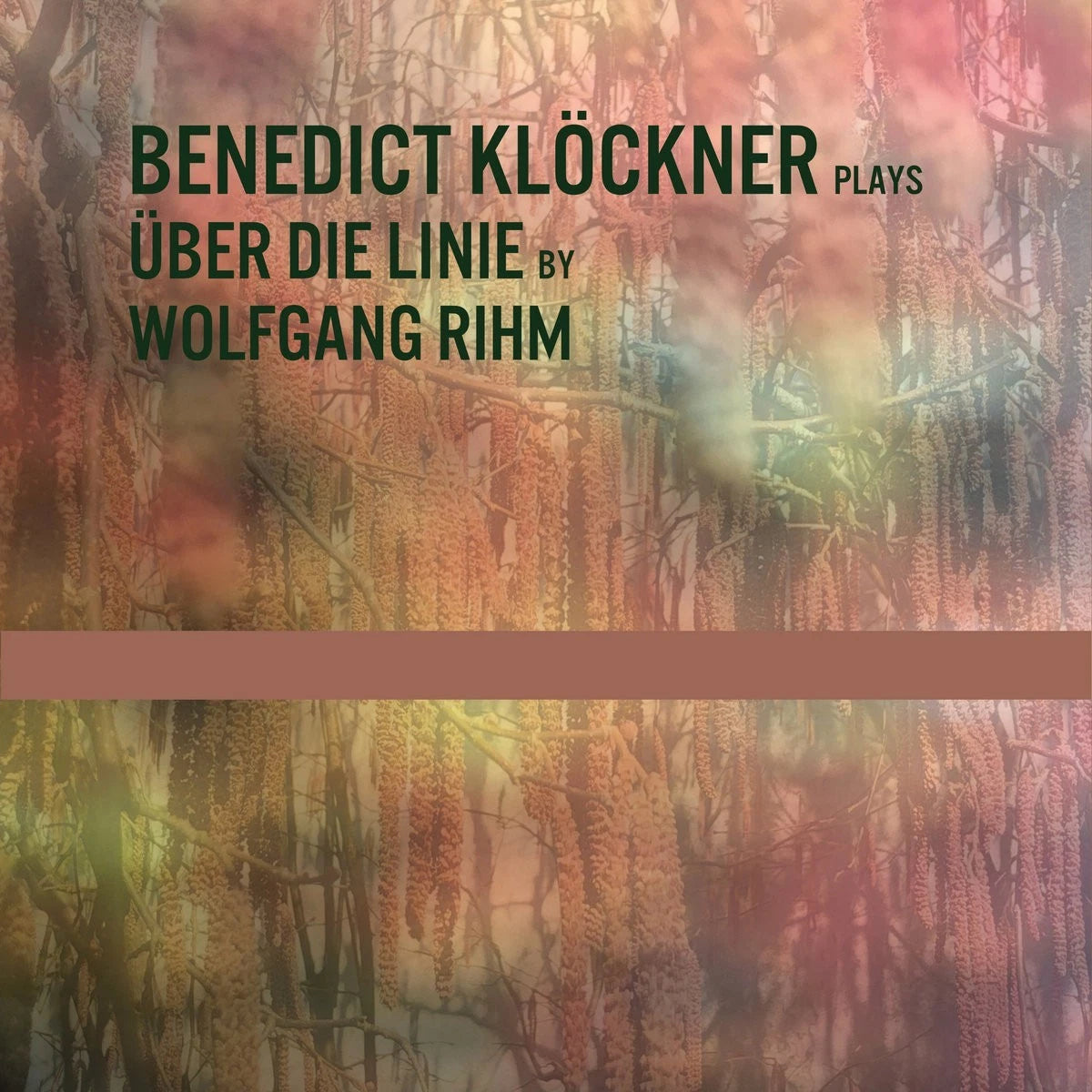 Benedict Klöckner - Wolfgang Rihm: "Über die Linie" / Vinyl LP
